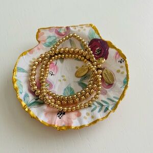 DECOUPAGED SCALLOP SEASHELL~perfect for your rings or earrings!Gr…